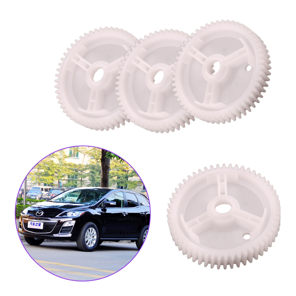 Gigi Motor Power Window Mazda Roda gigi mekanis putih asetal dengan total 53 gigi roda gigi mainan p