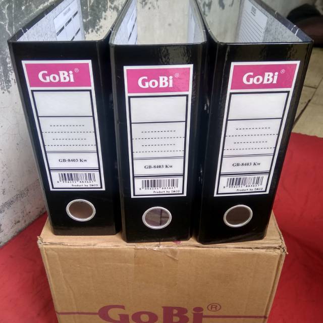 

Ordner Kwitansi GOBI 70 mm Hitam ( Dus Isi 12 Pcs )