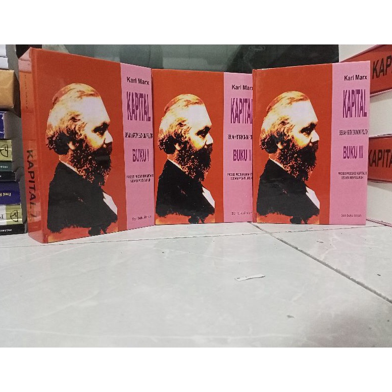 KODE I98B DAS KAPITAL JILID 1 2 3 KARL MARX HARDCOVER