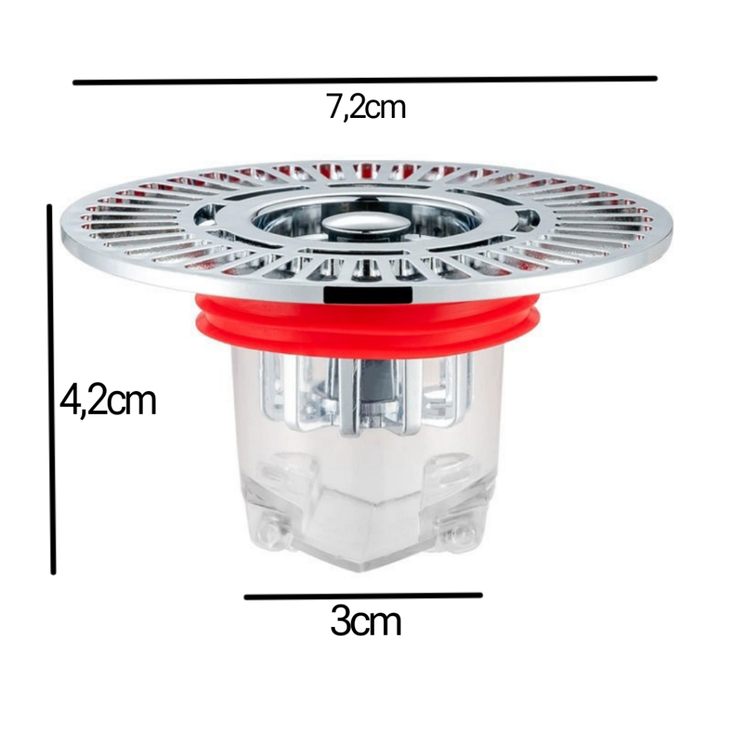 floor drain trap cegah bau dan kecoa kamar mandi otomatis tutup DL07