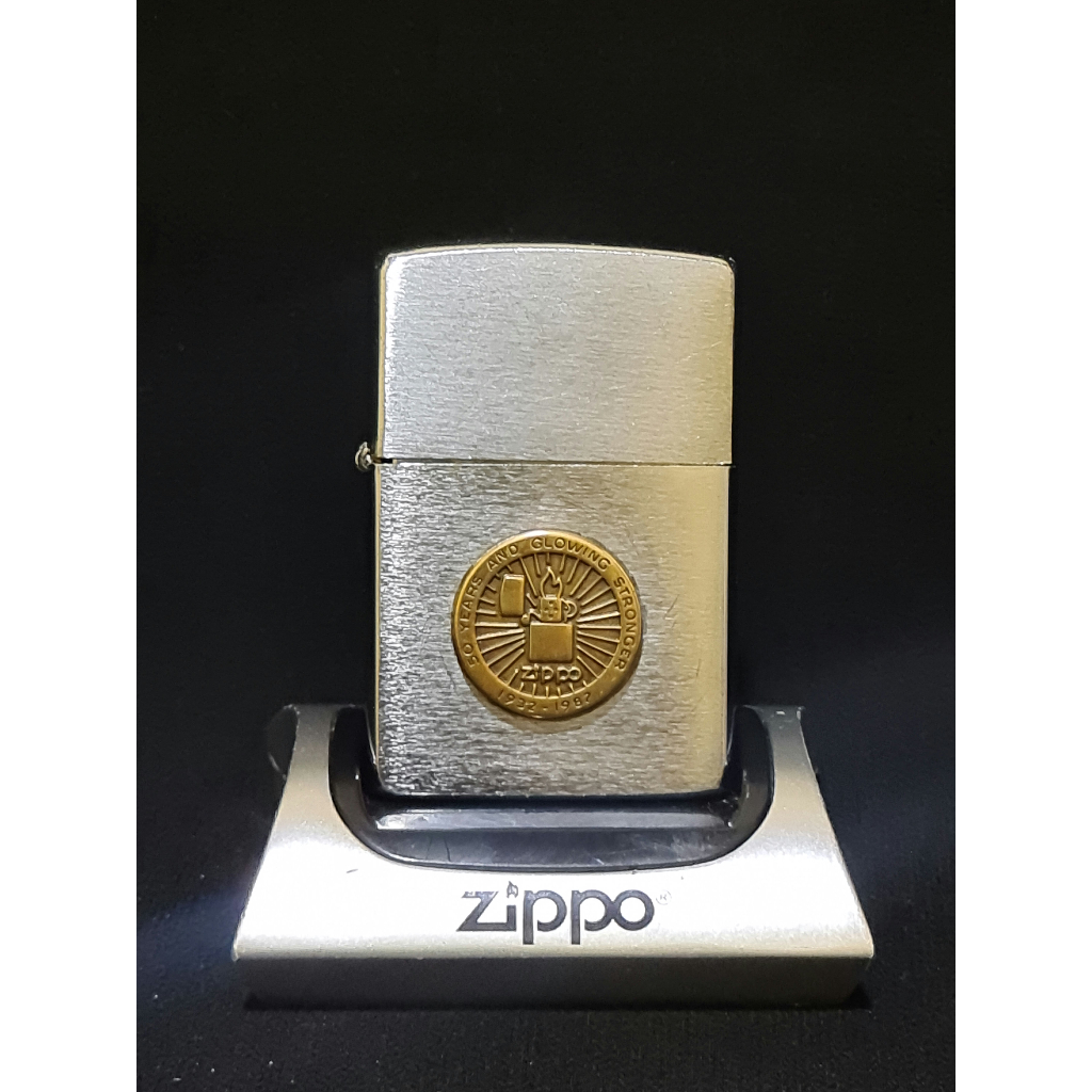 Zippo 50 YEARS AND GLOWING STRONGER Tahun 1992  Original (second)