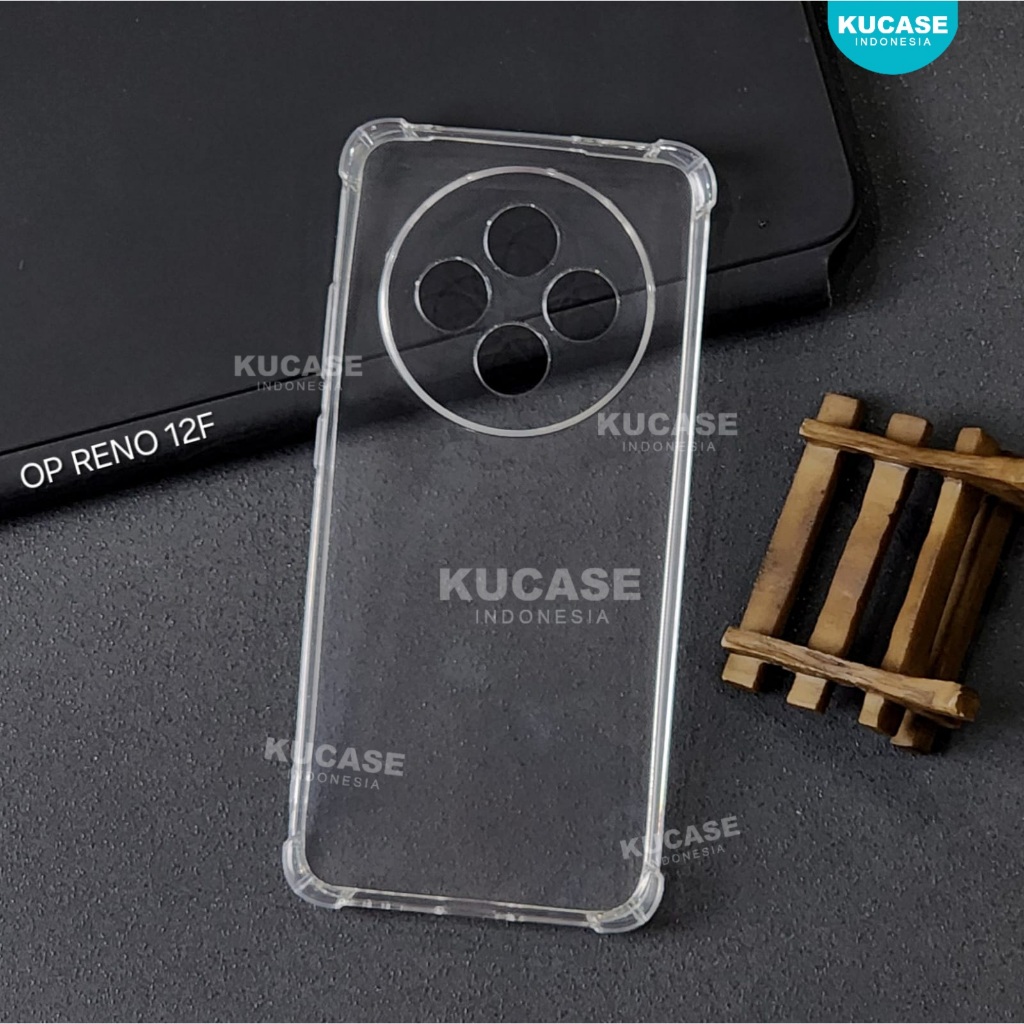 Case Oppo Reno 12F 5G Soft Anticrack Airbag Clear Premium Case Oppo Reno 12F 5G