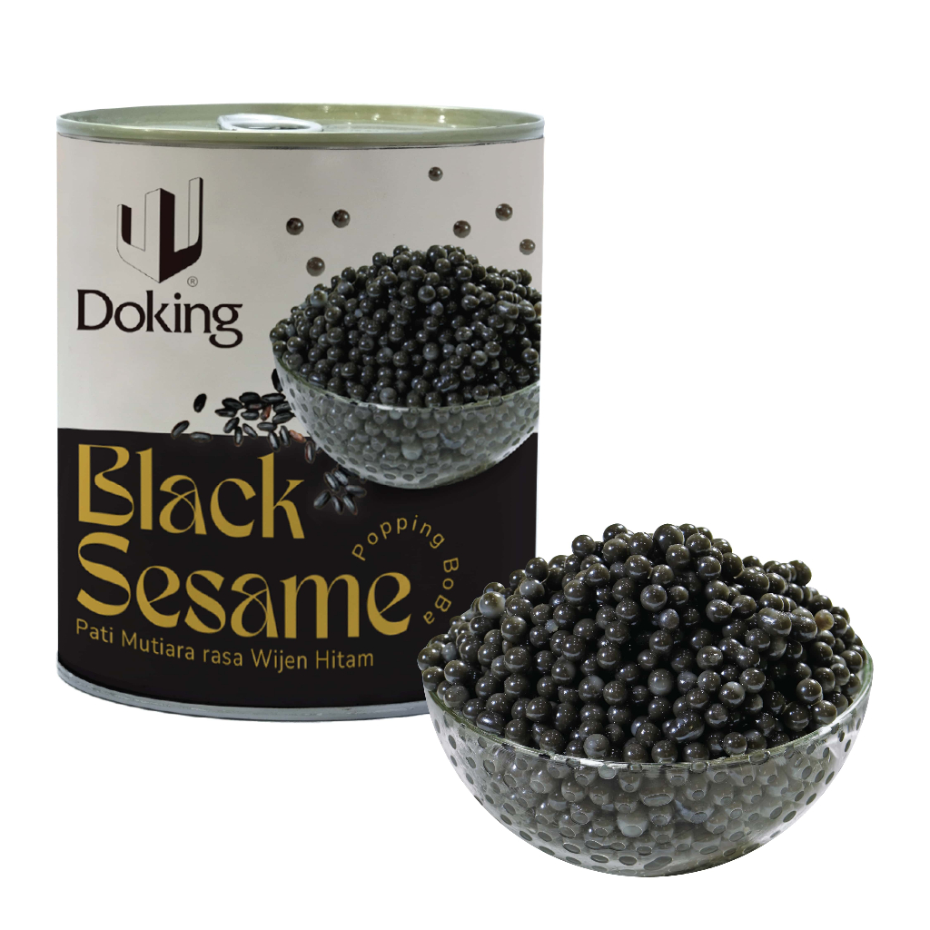 

Granule Popping Boba Black Sesame 850g - TERBARU Boba Poping isi wijen hitam