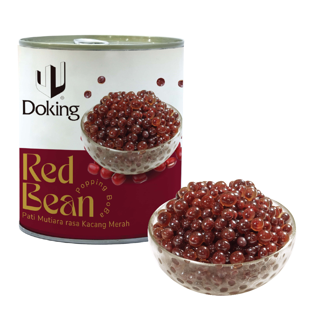 

Granule Popping Boba Red Bean 850g - TERBARU Boba Popping isi kacang merah