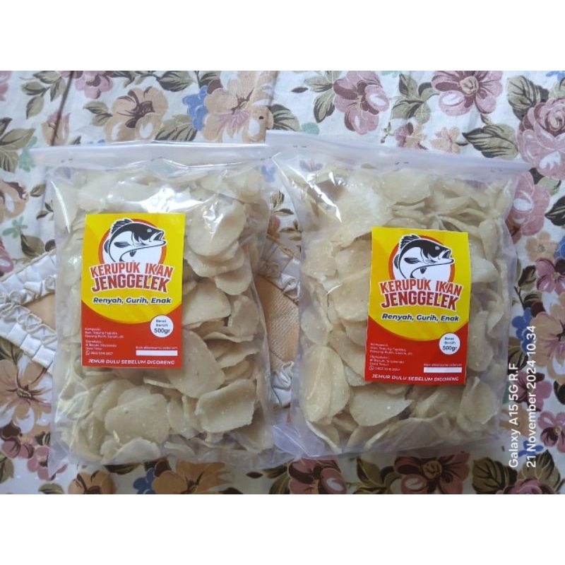 

Kerupuk Ikan Jenggelek 500 gram