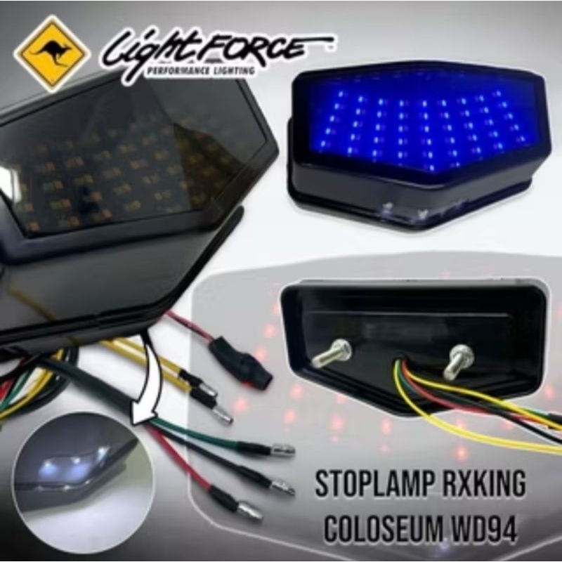 Lampu stop Rem Belakang LED RX-King Stop lamp RXK Variasi Stop Lamp Rx-King Plus Sein Running