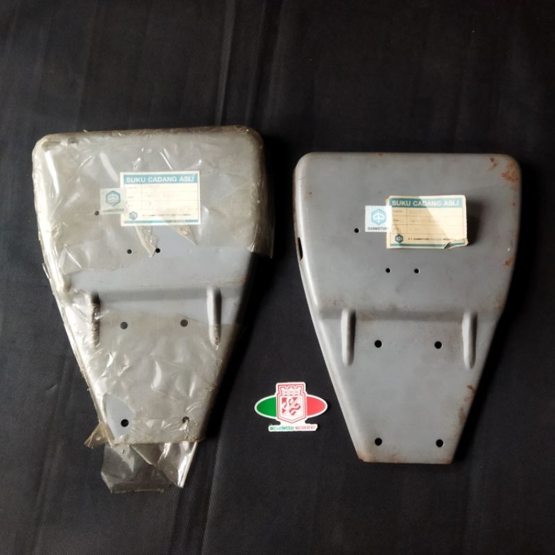 tatakan jok depan vespa exclusive strada sera danmotor ori nos satuan