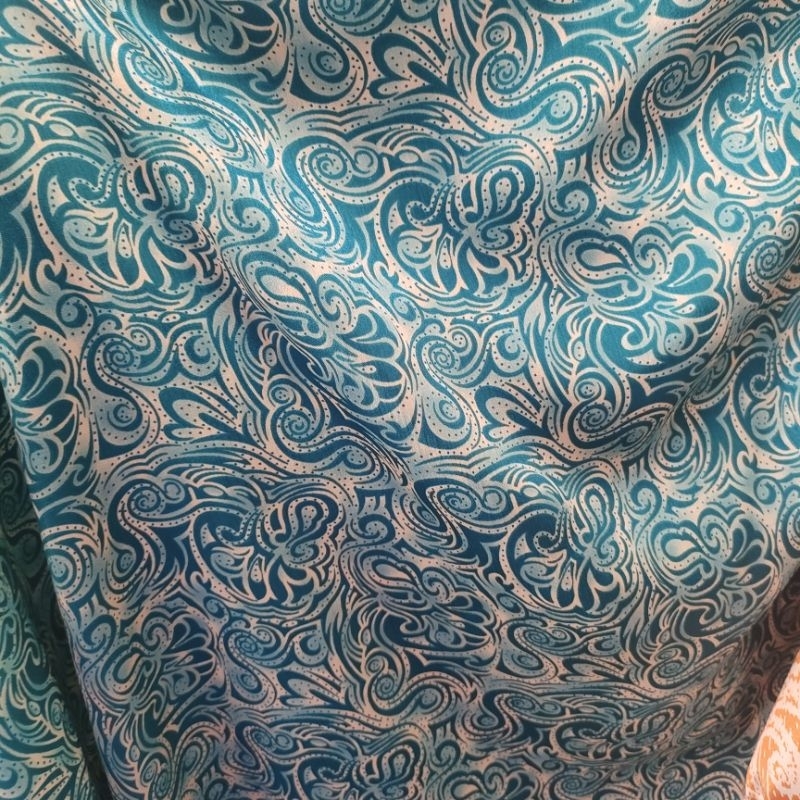 kain katun motif - bahan catton motif abstrak tr