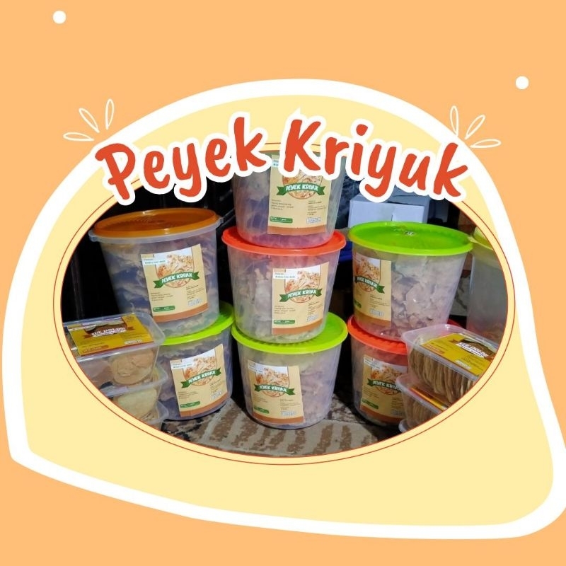 

Peyek Kriyuk/ peyek kacang daun jeruk / 500gr