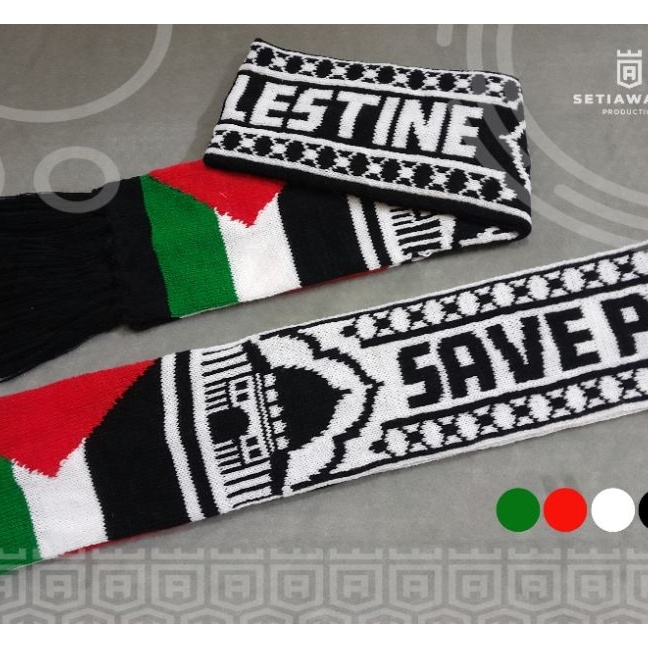 Potongan syal rajut PALESTINA  SYAL RAJUT MANUAL  SYAL RAJUT KOMPUTER