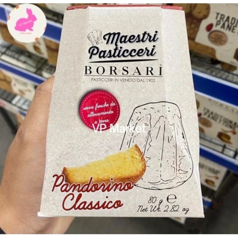 

borsari mini pandoro 80gr cake natal