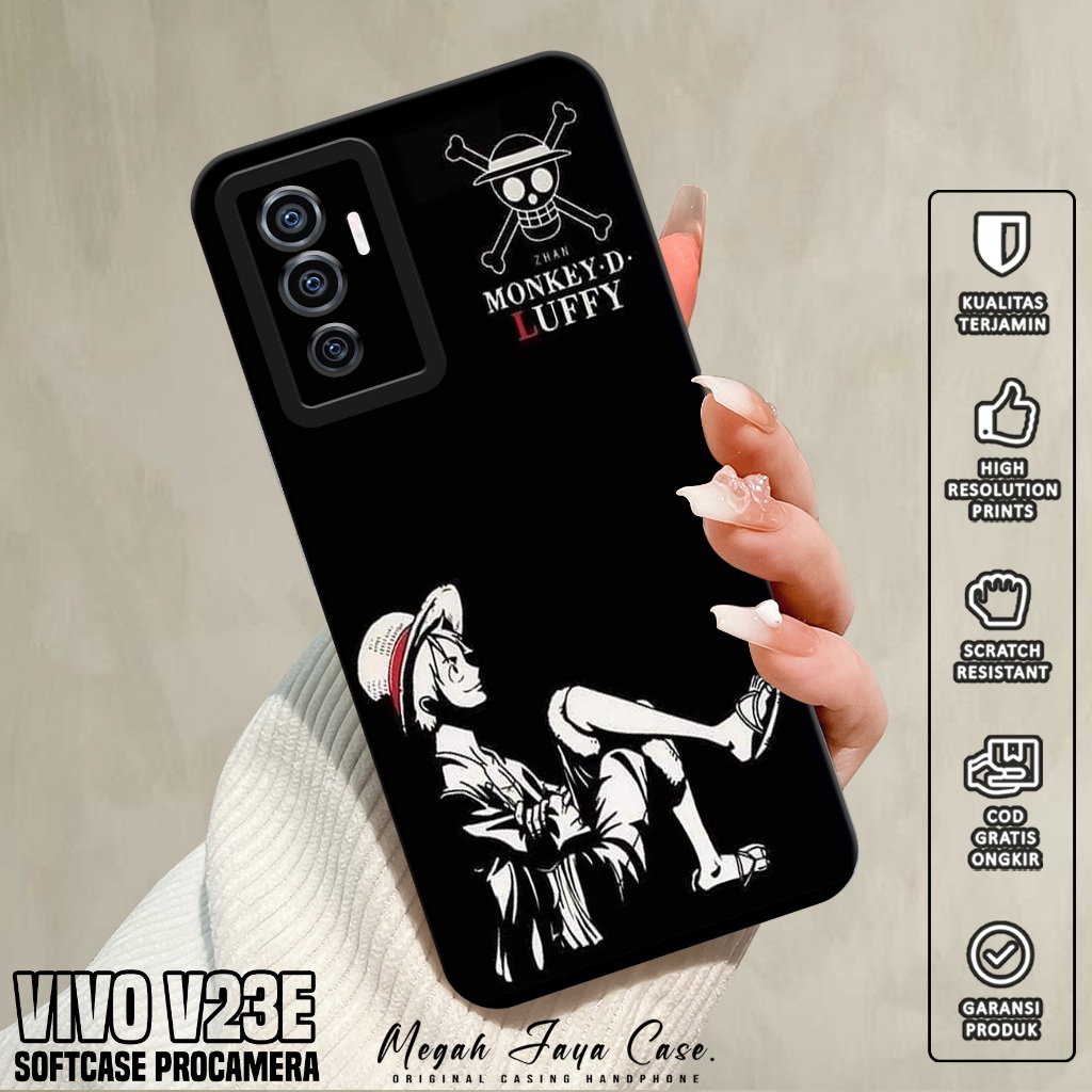 Softcase Hp VIVO V23E - Case Hp VIVO V23E Motif OP - Softcase Pro Camera - Silikon Hp VIVO V23E - Ko