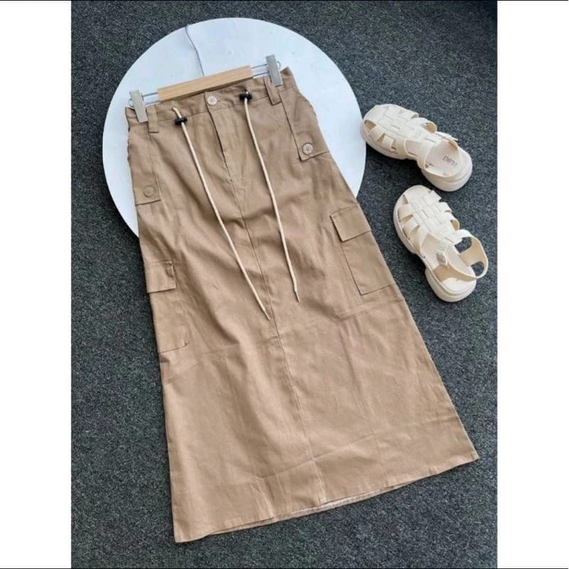 rok cargo wanita remaja terbaru rok lebaran rok voral cargo import murah