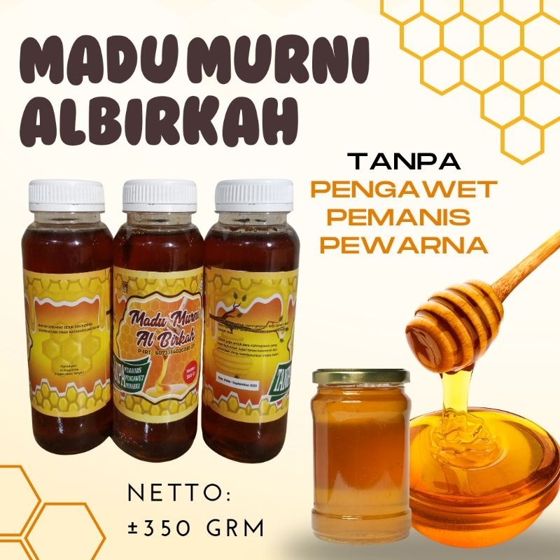 

Madu Murni AlBirkah Tanpa Pemanis, Pengawet, Dan Pewarna 350 Gr