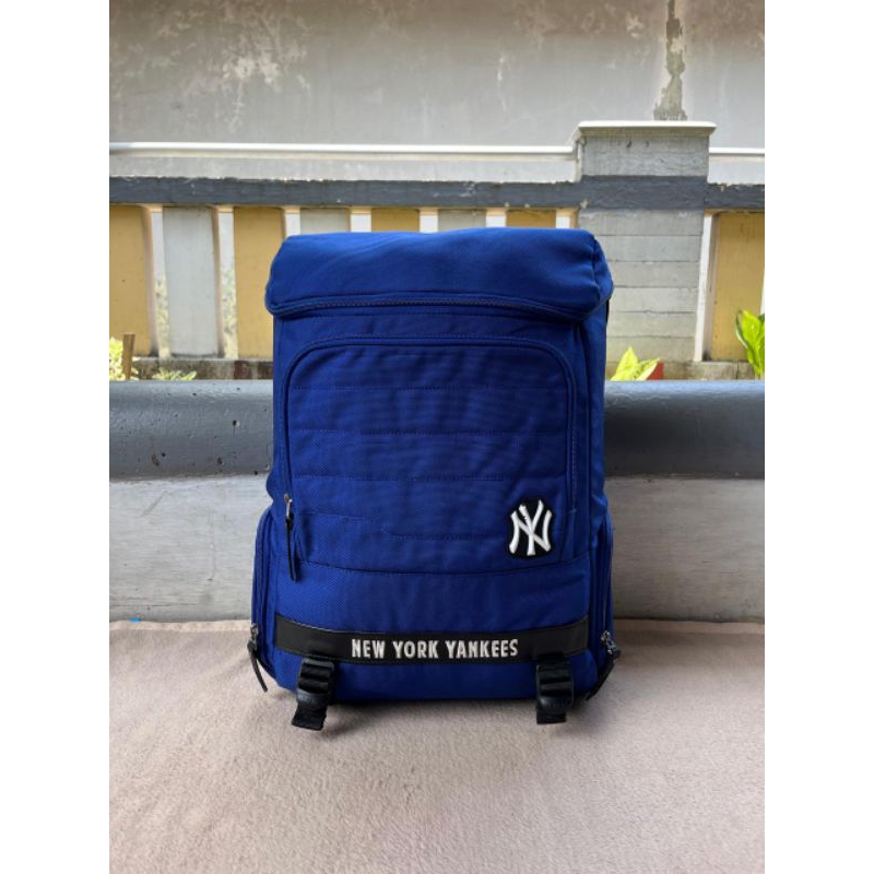 ransel tas second MLB biru anak pria wanita muat leptop untuk kerja sekolah olahraga outdoor traveli