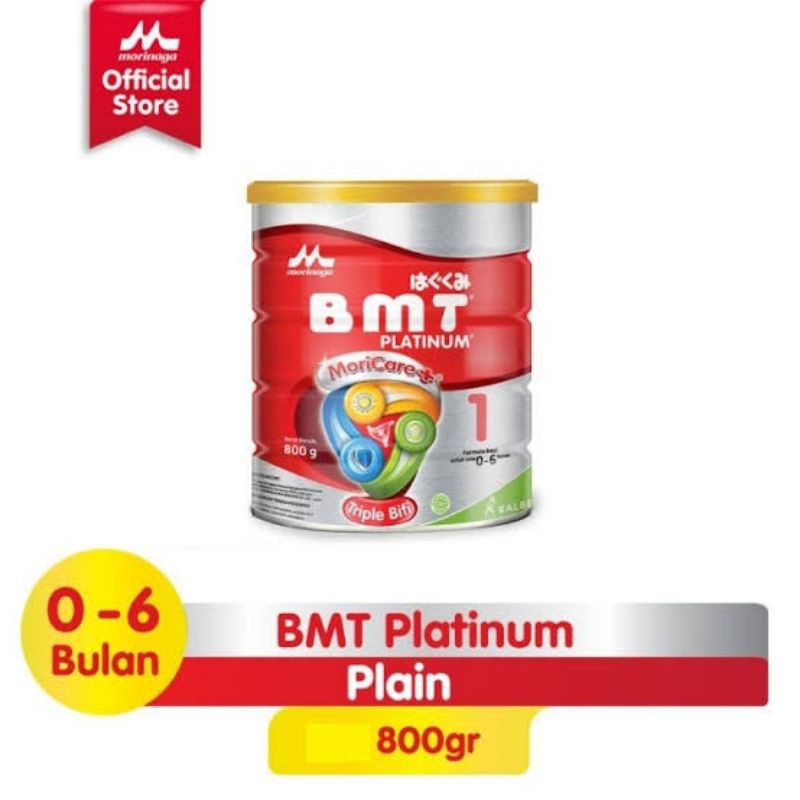 

BMT Platinum Tahap 1 Vanilla Plain 400 800 Gram Untuk Usia 0-6 Bulan