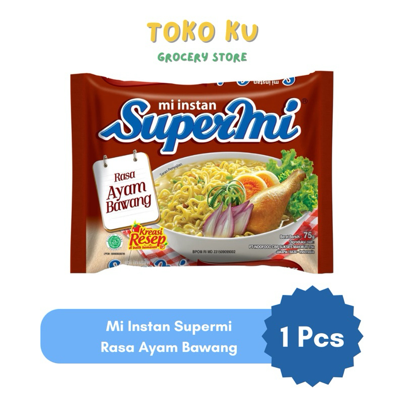 

Supermi Ayam Bawang 75 gr