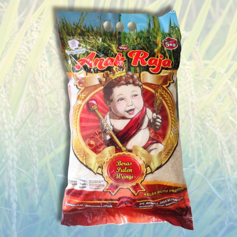 

BERAS ANAK RAJA PULEN WANGI 5 KG, BERAS PREMIUM