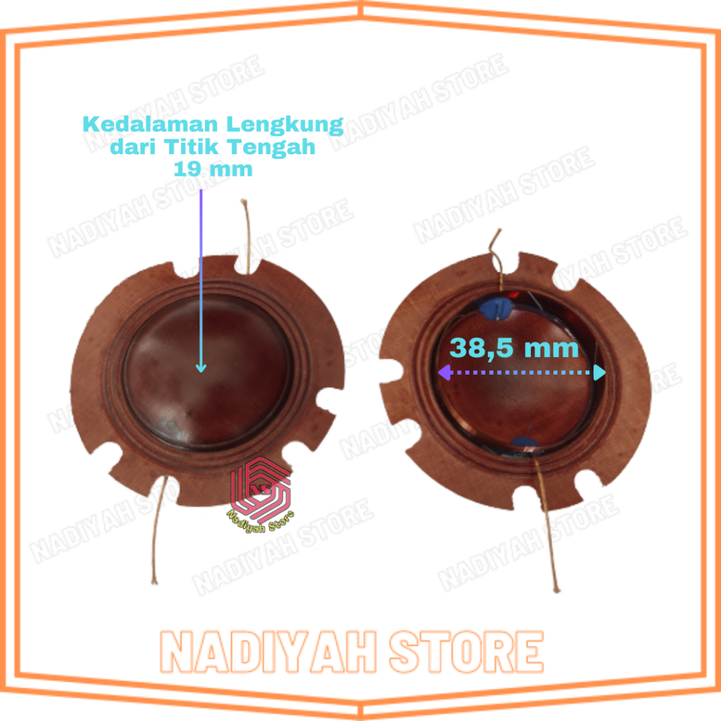 Spul Twitter Spol Driver Twiter Coil Tweeter 38mm 3.8cm Berkualitas