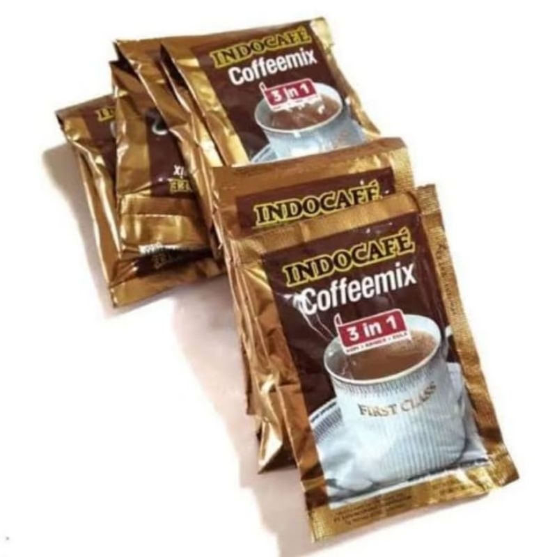 

Indocafe Coffee Mix 1 renceng @ 10 sashet