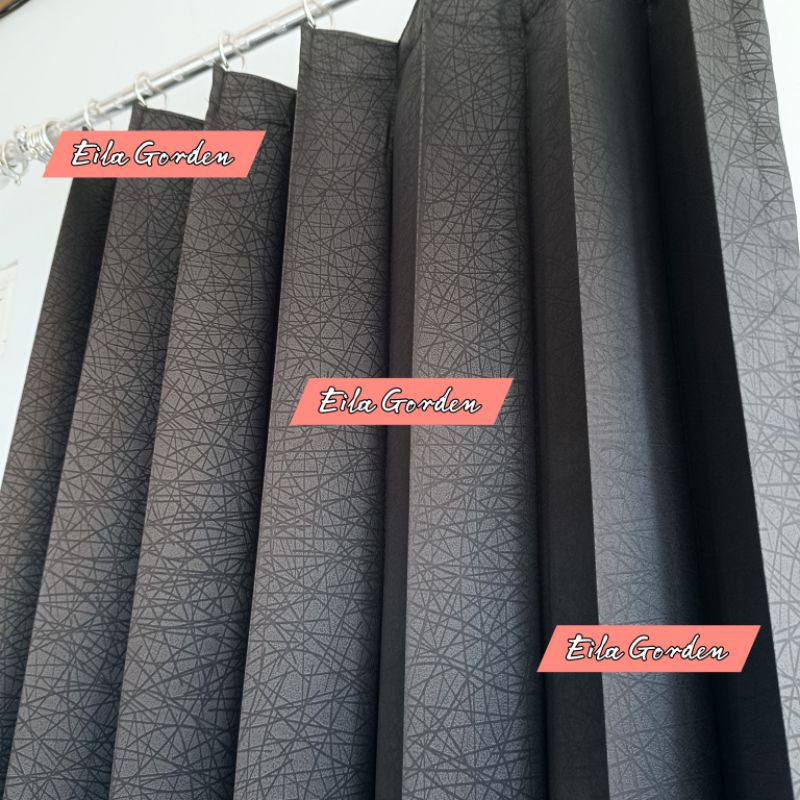 Gorden blackout polos import gorden plisket gorden cantolan kawat s