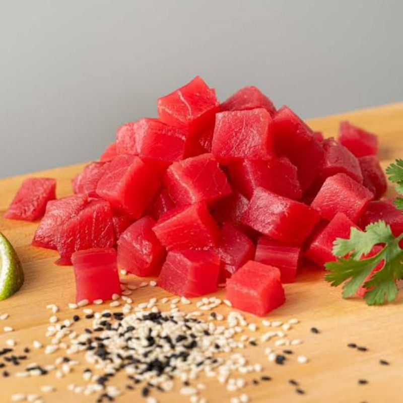

Tuna steak Tuna Fillet Tuna Cube Tuna Saku 500grm
