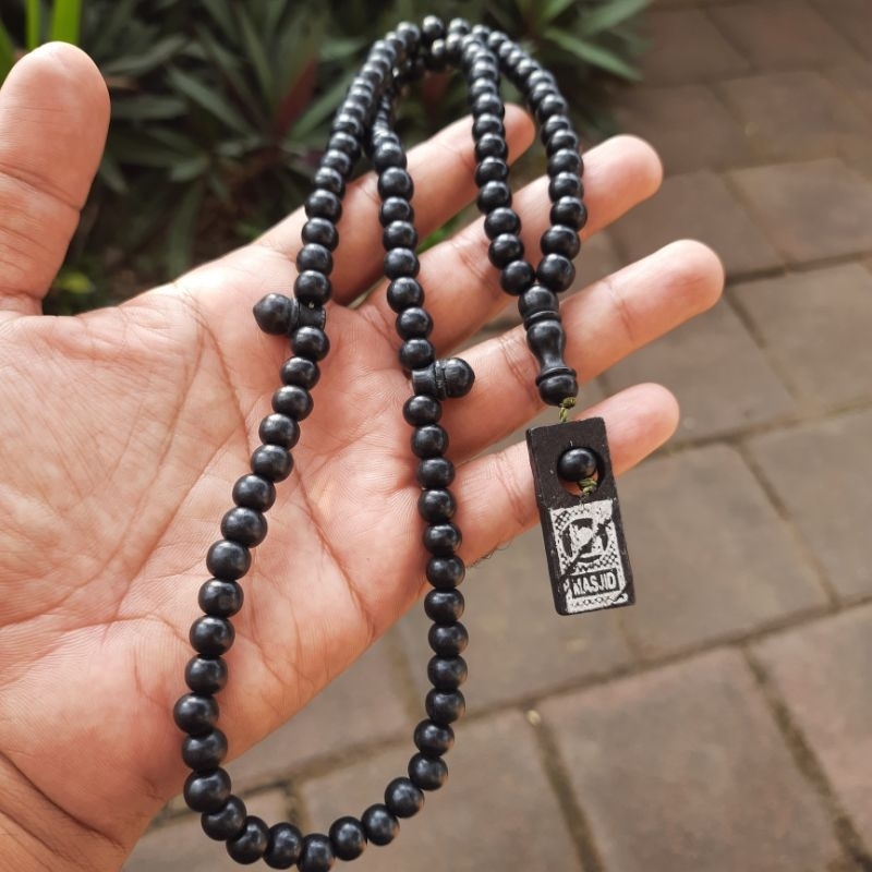 Tasbih Kayu Walikukun Hitam 99 Butir