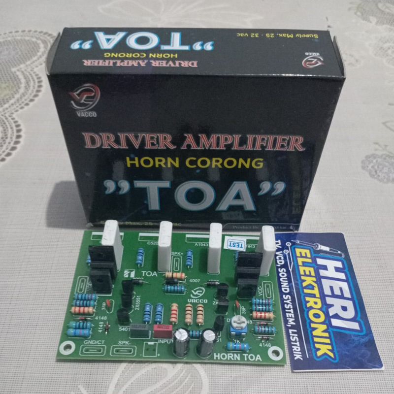 Kit Driver Amplifier TOA