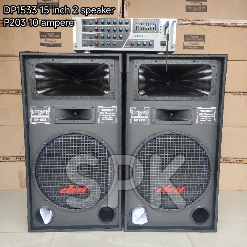 Paket Karaoke Sound System DAT 15 inch DP1533 P203