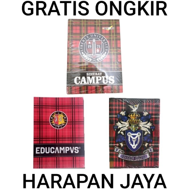 

Buku Tulis Campus 50 Lembar SIHEBAT/ EDUCAMPUS/ PAPERUS Per Pak ( ISI 10 BUKU )