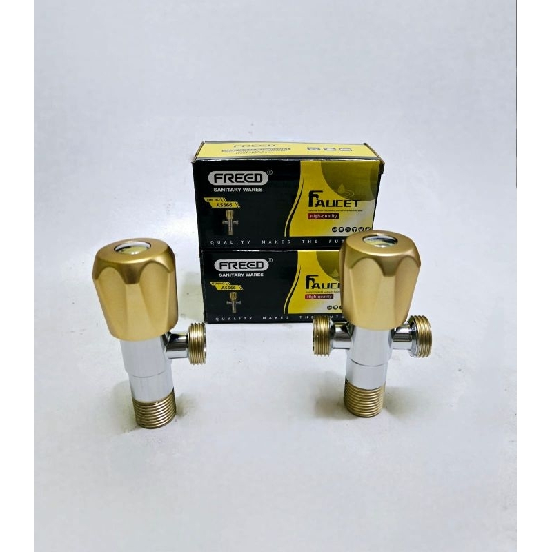 Stop Kran Shower Gold Kuningan/ Stop Kran  Kloset Jet Shower / Stop Kran  FREED / Kran Shower Gold F