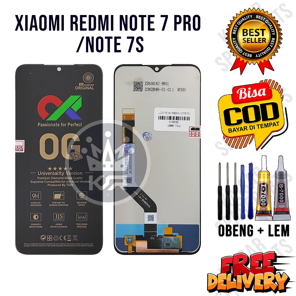 Lcd Touchscreen XIAOMI REDMI NOTE 7 PRO / NOTE 7S Original OEM Fullset