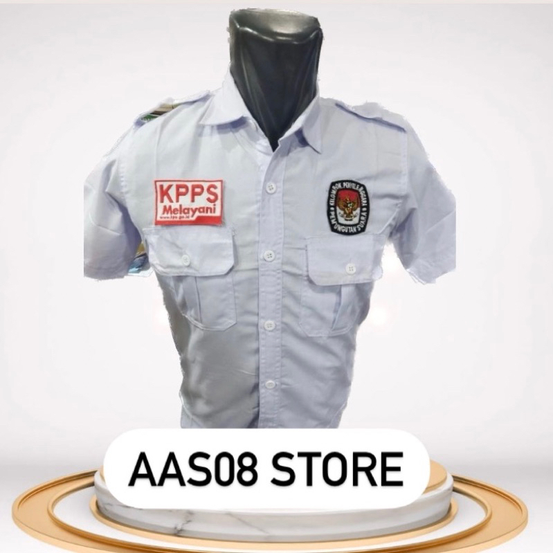 KEMEJA KPPS TERBARU SERAGAM KPPS BAJU KPPS MELAYANI TERBARU