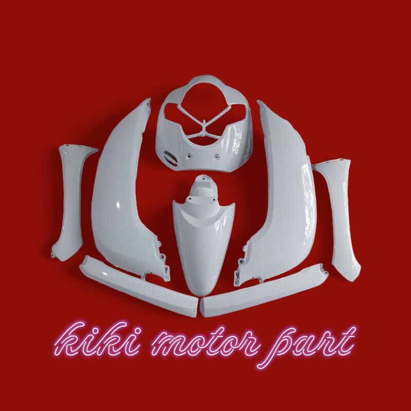 Cover body halus scoopy fi esp 2017 - 2018 putih