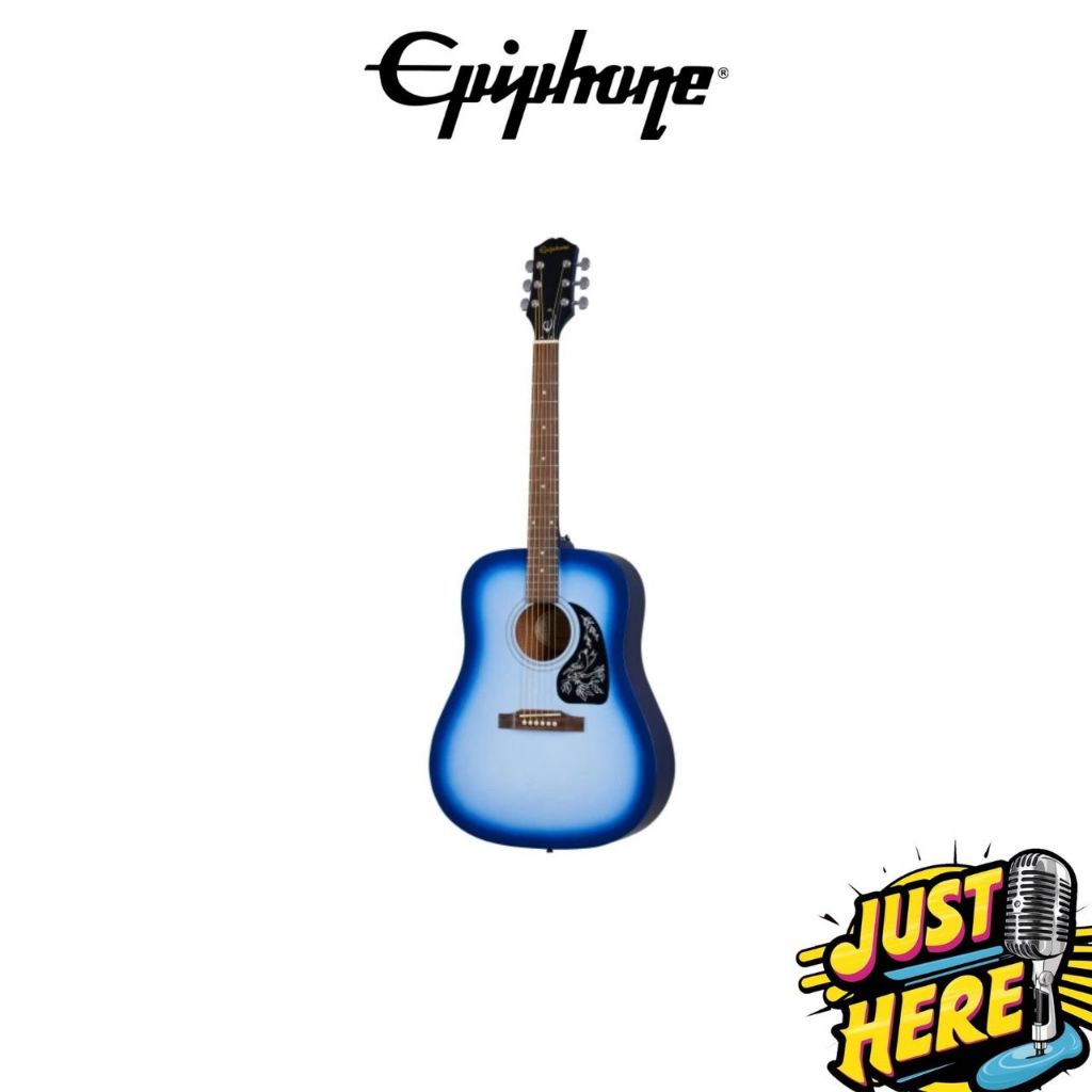 Acoustic guitar akustik gitar Epiphone Starling Player Pack Starlight Blue