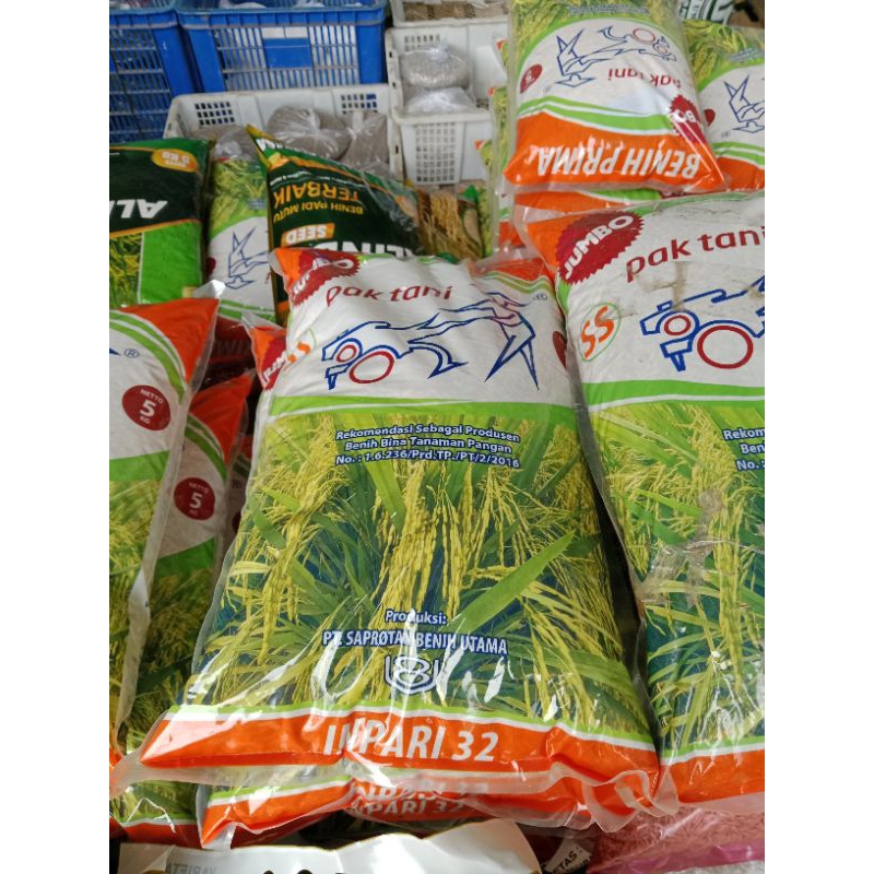 Benih Padi Inpari 32 Pak Tani 5kg/bibit padi asli/Pak Tani