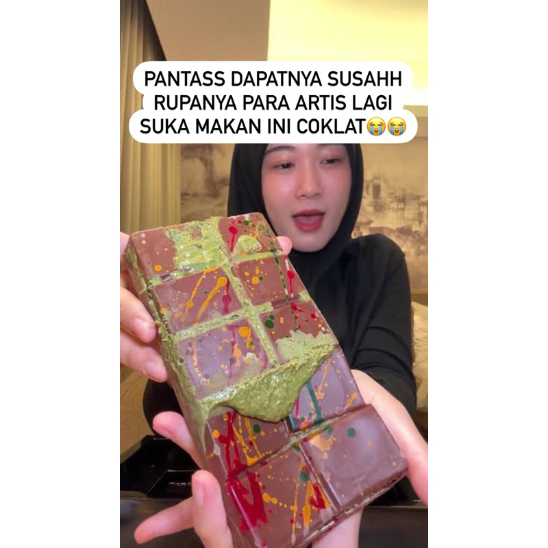 

coklat viral dubai ori 100% pistachio ready ya guys langsung kirim