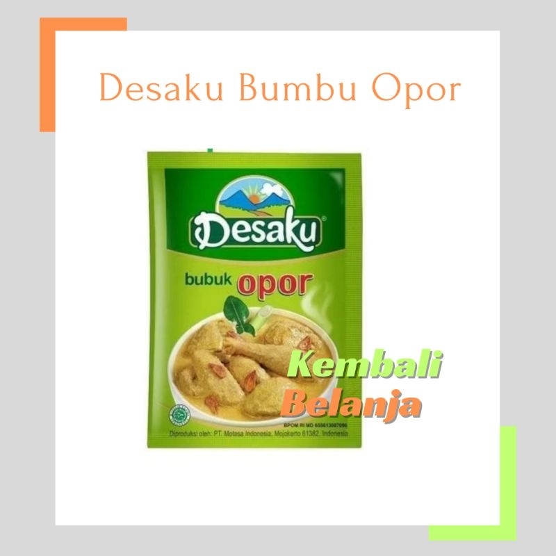 

Desaku Bumbu Opor 15 Gram/ Bubuk Opor Desaku/ Bubuk Opor Sachet/ Bumbu Opor Enak Praktis