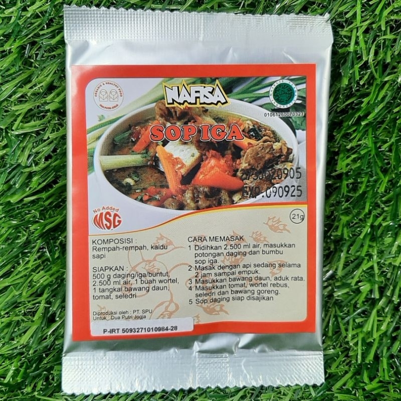 

Bumbu masak sop iga nafisa