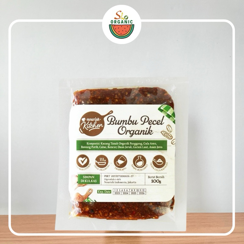 

BUMBU PECEL ORGANIK TIDAK PEDAS 100GR - NOURISH INDONESIA