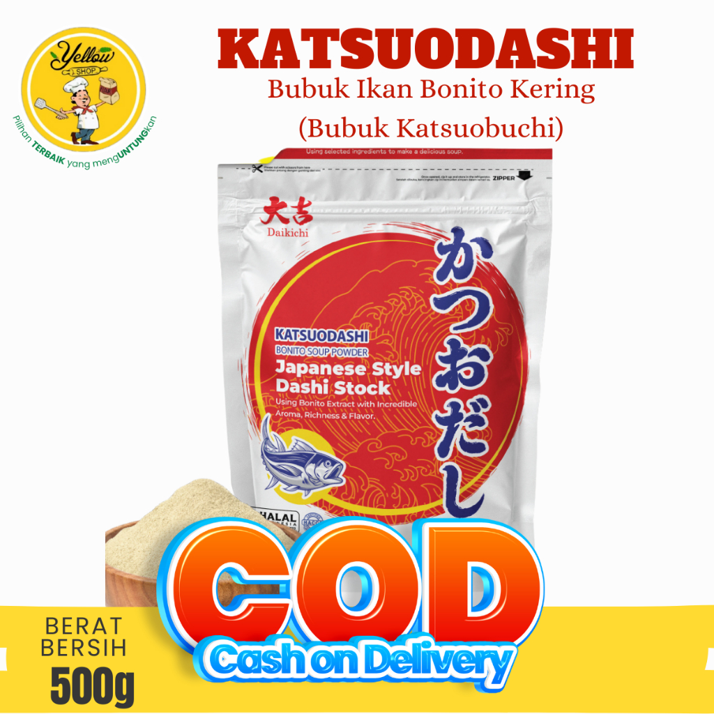 

KATSUODASHI BUBUK IKAN BONITO KERING (KALDU IKAN BUBUK) 500G