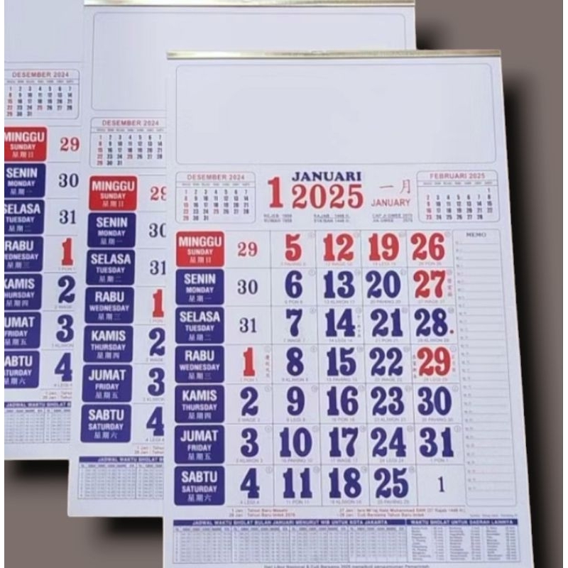 

kalender kerja medium/ Kalender Tahun 2025