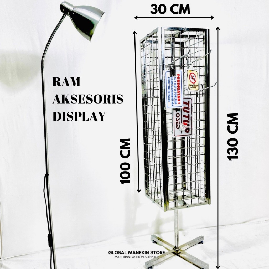 Rak Aksesoris Putar | Rak Aksesoris | Ram Besi Aksesoris