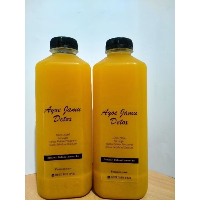 

Ayoe Jamu DETOX Herbal alami tanpa Pengawet