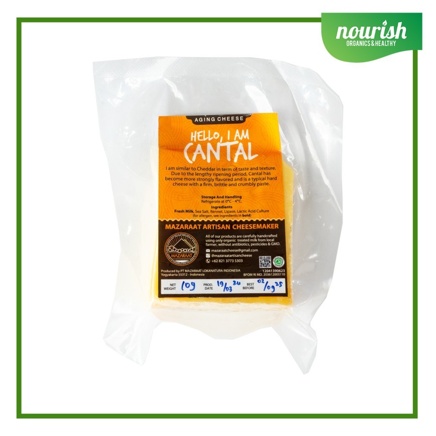 

Mazaraat Cantal 100 Gram (Aging Cheese)