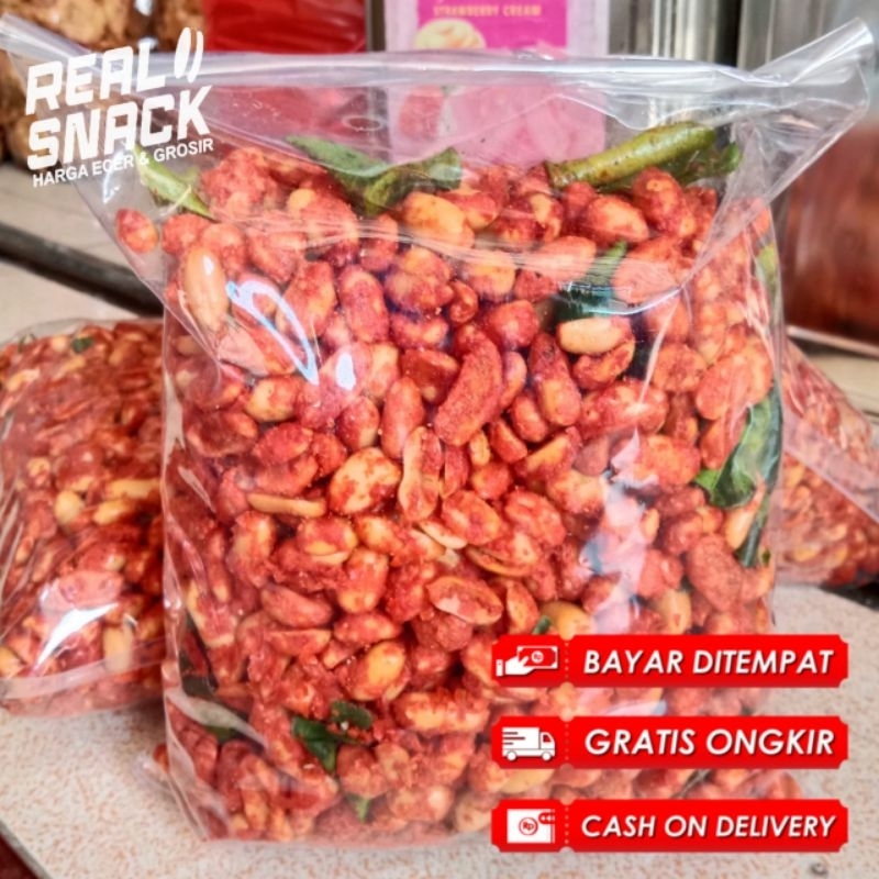 

1KG KACANG THAILAND CRISPY SUPER RASANYA PEDAS DAUN JERUK