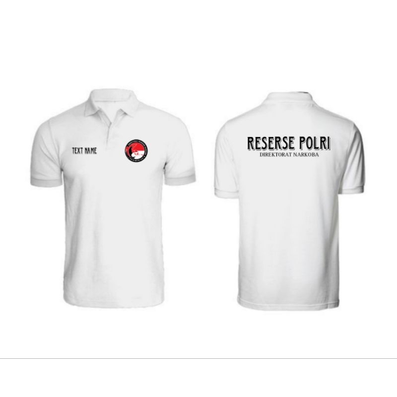 KAOS POLO RESERSE NARKOBA SATUAN POLISI DAN SERAGAMAN PRIA&WANITA