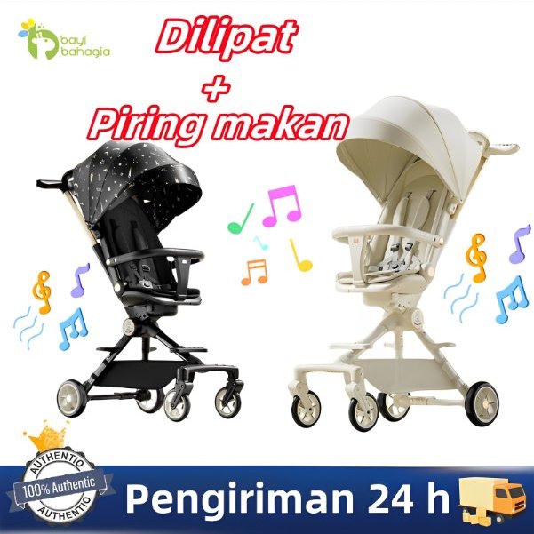 stroller baby Kereta Dorong Bayi 2 Arah Stroller Duduk Travelling Dilipat Stroller Bayi