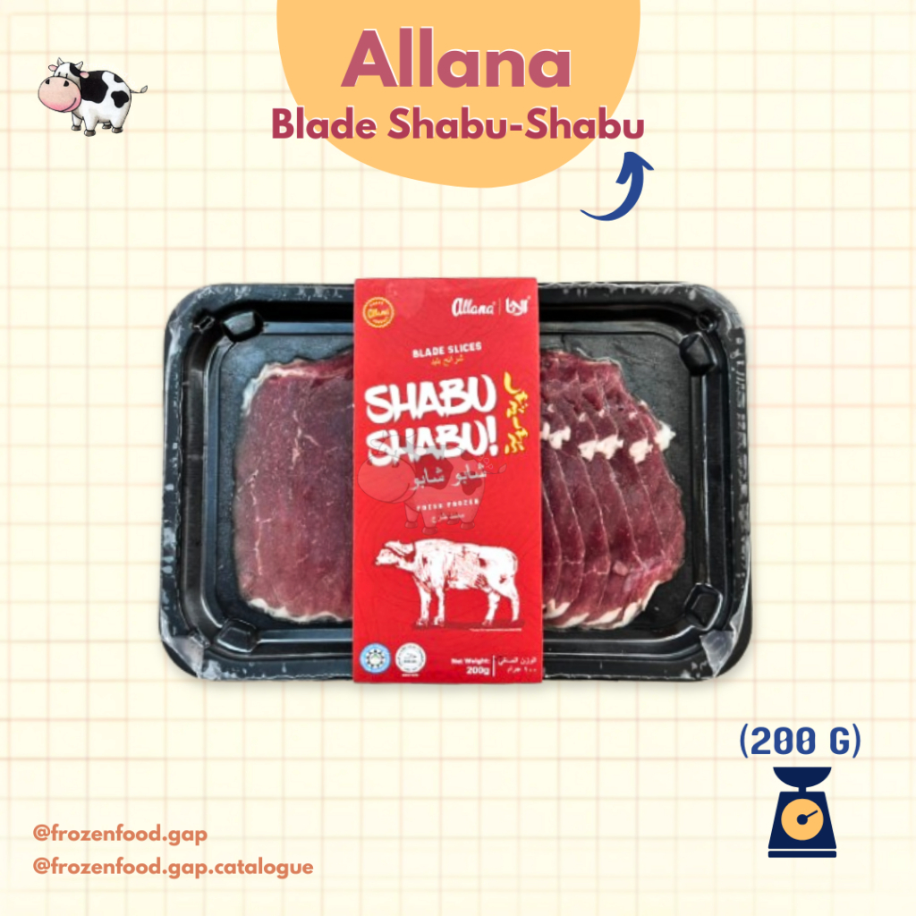 

ALLANA BLADE SHABU SHABU 200GR | FROZENFOODGAP