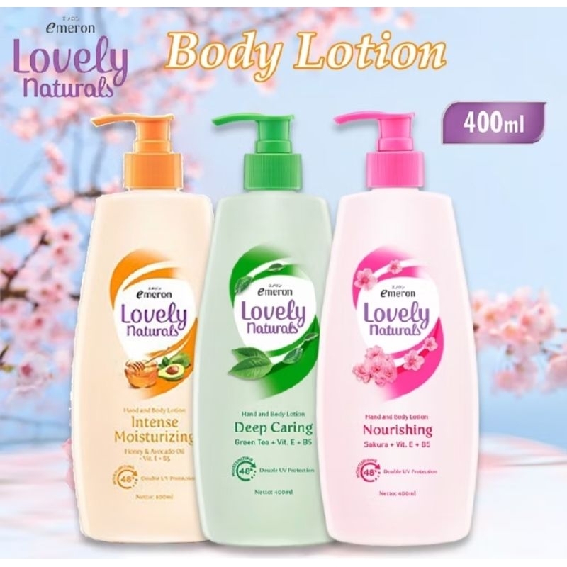 Body Lotion Emeron Lovely Natural 400 ml